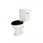 Twyford Clarice Toilet, Cistern and White Seat