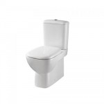 Twyford Moda Back-to-wall Toilet, Cistern and Seat with Stainless Steel Hinges