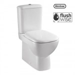 Twyford Rimfree Moda Back-to-wall Toilet, Cistern and Seat with Stainless Steel Hinges