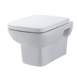 Hudson Reed Square Wall Hung Toilet and Soft Close Seat