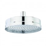 Hudson Reed Round Chrome Tec 8&amp;quot; Fixed Shower Head – 200mm Diameter