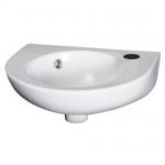 Premier Round 450mm Wall Mounted Basin