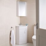 Ultra Design Cloakroom Corner Basin Vanity Unit &amp; Corner Mirror Cabinet