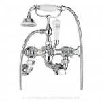 Crosswater Belgravia Crosshead Wall Mounted Bath Shower Mixer with Kit