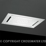 Crosswater 600mm Rio Shower Head With Lights double water