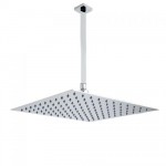 Hudson Reed 400mm Stainless Steel Square Fixed Shower Head &amp; Ceiling Arm