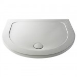 Premier Pearlstone D Shaped Shower Tray