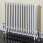 Phoenix Nicole – Traditional White 3 Column Radiator 600mm x 544mm