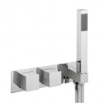 Crosswater Water Square Thermostatic Shower Valve-2 Control Landscape
