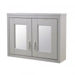 Old London Stone Grey 800mm Mirror Cabinet