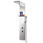 Phoenix Square Stainless Steel Thermostatic Shower Column