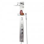 Phoenix Square Stainless Steel Concealed Thermostatic Shower Column