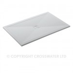 Simpsons 1200 x 760mm Rectangular 25mm Stone Resin Shower Tray &amp; Waste