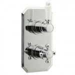 Ultra Beaumont Twin Shower Valve Traditional Plate (Pioneer Engine)