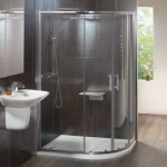Milano 900 x 760mm Offset Double Door Quadrant Shower Enclosure