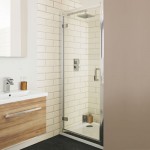 Ultra Apex 700mm Hinged Shower Door 8mm