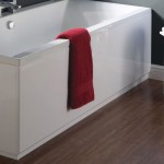 Ultra Acrylic White Straight Bath Front Panel 1600mm