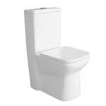 Premier Renoir Compact Flush-to-wall Pan, Cistern and Soft Close Seat
