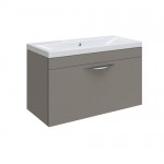 Hudson Reed 600mm Gloss Cashmere Wall Mounted Unit &amp; Choice of Basin
