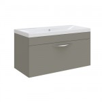 Hudson Reed 800mm Gloss Cashmere Mounted Unit &amp; Choice of Basin