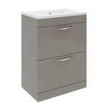Hudson Reed 600mm Gloss Cashmere Floor-standing Unit &amp; Choice of Basin