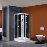 Milano Alto 01 Quadrant Shower Cabin 800x800mm Carbon Black