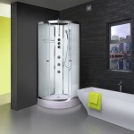 Milano Opus 01 Quadrant Shower Cabin 800×800 Polar White