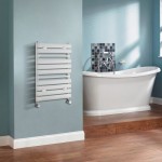 Sterling – White Designer Heated Towel Rail 650mm x 445mm