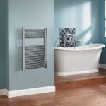 Sterling – Chrome Curved Heated Towel Rail 500mm x 700mm