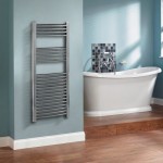 Sterling – Chrome Curved Heated Towel Rail 500mm x 1100mm