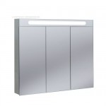 Bauhaus 950mm LED Aluminium Mirrored Cabinet