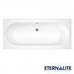 Ultra 1700 x 700mm Eternalite Round Double Ended Bath