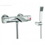 Adora Flow Thermostatic Bath Shower Mixer Tap with Kit