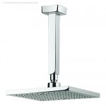 Adora 200mm Square Fixed Head with Ceiling Arm