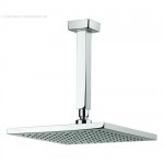 Adora 250mm Square Fixed Head with Ceiling Arm