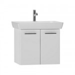 Vitra S20 65cm Washbasin Unit Inc Basin High Gloss White