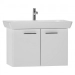 Vitra S20 85cm Washbasin Unit Inc Basin High Gloss White