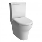 Vitra Zentrum Close-Coupled Toilet Fully Back-To-Wall, Cistern &amp; Seat