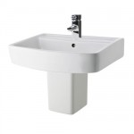 Premier Bliss 520mm Basin Sink and Semi Pedestal