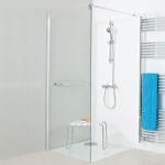 Phoenix 900mm Shower Wall Side Panel &amp; Support Arm