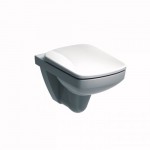 Twyford e100 Square Wall Hung Toilet and Soft Close Seat