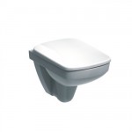 Twyford e200 Compact Wall Hung Toilet with Standard Seat