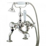 Crosswater Belgravia Crosshead Bath Shower Mixer With Kit – Nickel