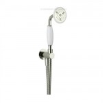 Crosswater Belgravia Shower Handset, Wall Outlet And Hose – Nickel