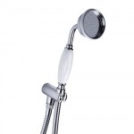 Milano Round Shower Kit with Integrated Outlet Elbow – Large Traditional Hand Shower