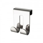 Aqualux Haceka Selection Double Robe Hook – Stainless Steel