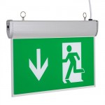 Biard&amp;#174; Double-Sided Edge Lit LED Exit Sign Emergency Light with Acrylic Blade