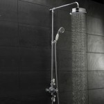 Hudson Reed Triple Exposed Thermostatic Shower Valve with Luxury Rigid Riser Kit