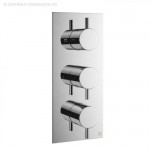 Crosswater Mike Pro Double Outlet Thermostatic Shower Valve – Chrome