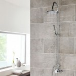 Ultra Exposed Thermostatic Dual Shower Valve &amp; Zephyr Kit with Diverter